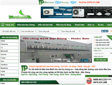 Tablet Screenshot of dieuhoa24h.net